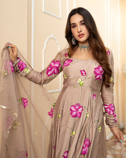 Women's Brindha Handpainted Suit Set
