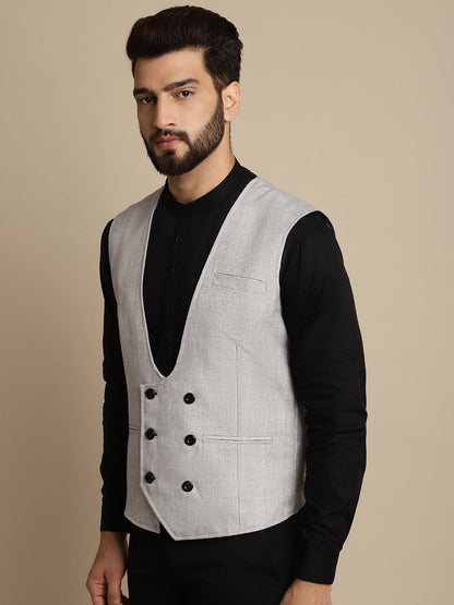 Men's Double Breast Waist Coat