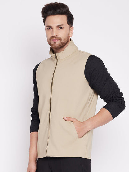 Men's Nehru Jacket With Welt Pocket