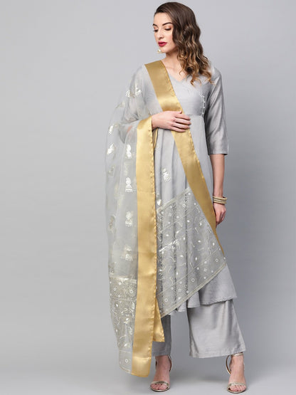 Women's  Foil Printed Dupatta