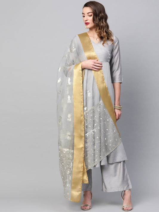 Women's  Foil Printed Dupatta
