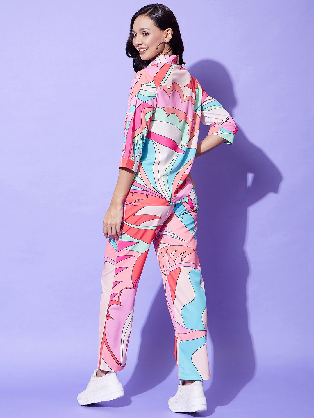 Women's Multi Colored Printed Co-Ord Set