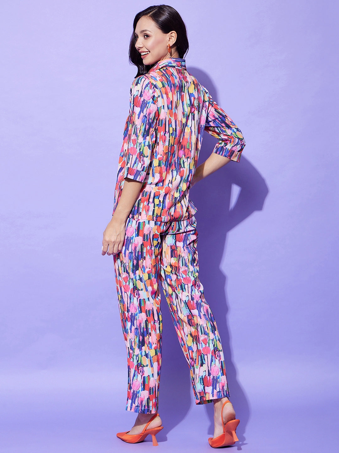 Women's Multi Colored Co-Ord Set