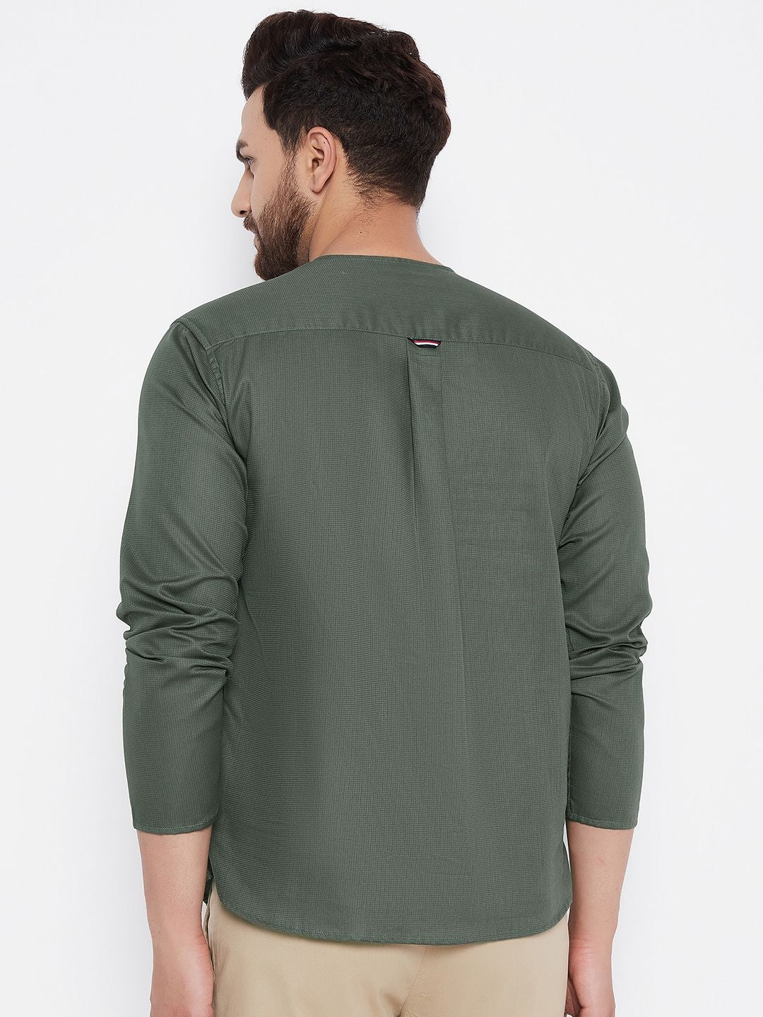 Men's Solid Cotton Kurta