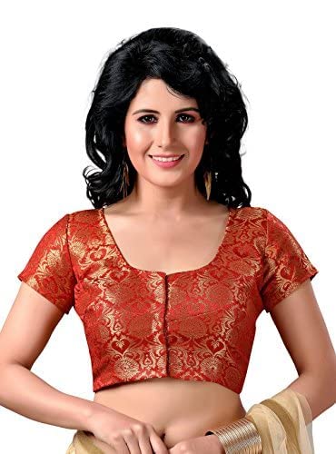 Women's Brocade Saree Blouse by Shr