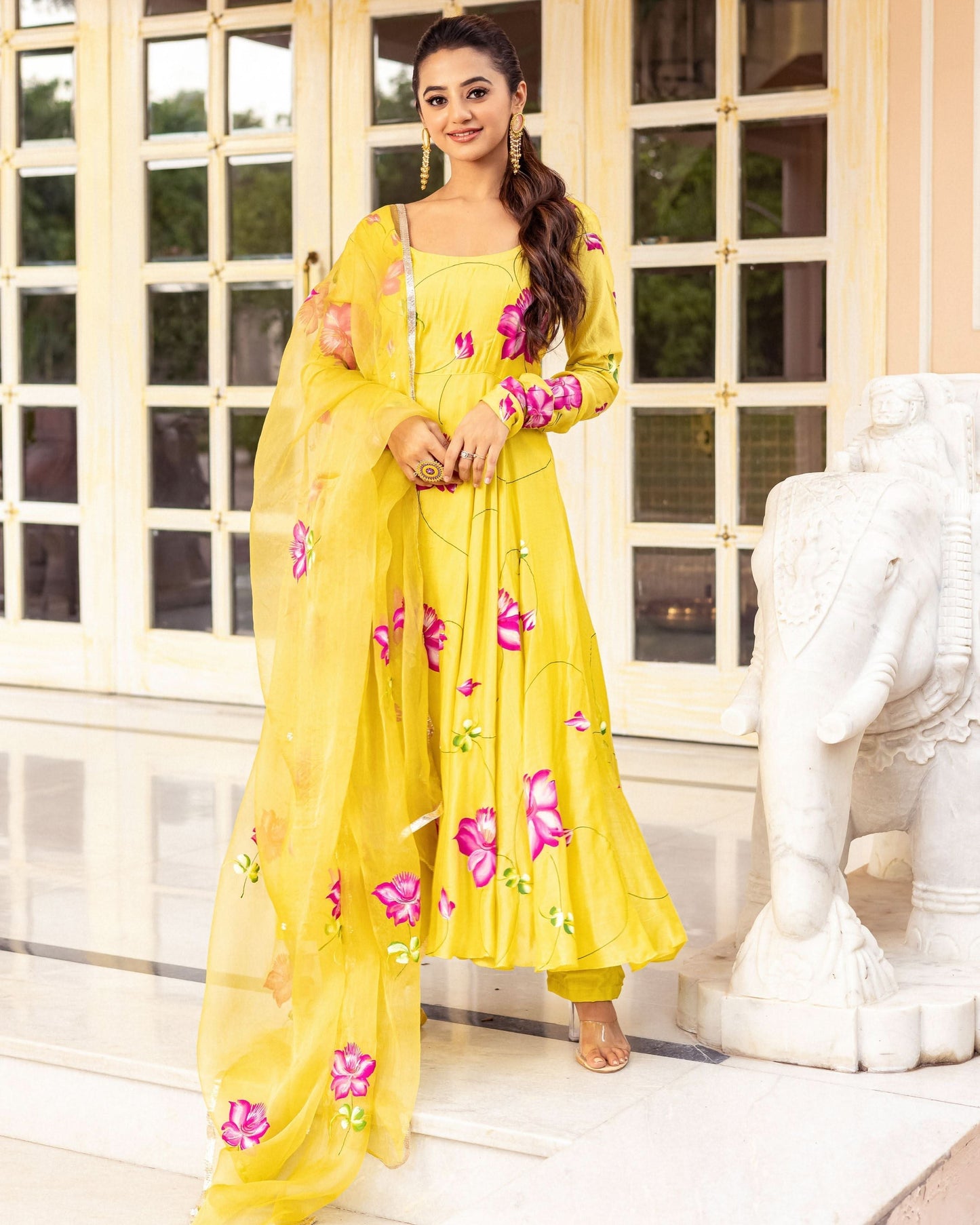 Women's Malasri Handpainted Suit Set
