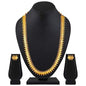 Women's 18K Gold Plated Coin Maharani Haar Necklace With Earrings For Women & Girls