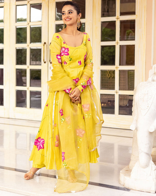 Women's Malasri Handpainted Suit Set