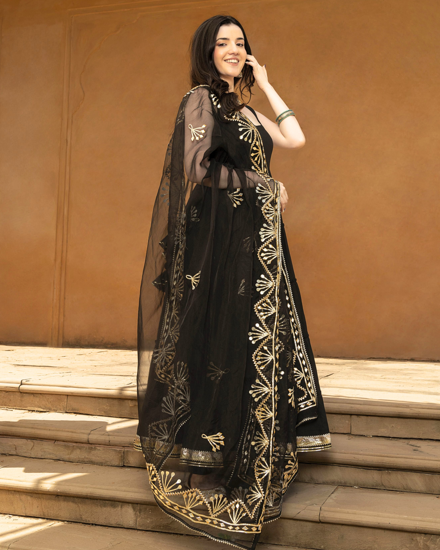 Women's Kamya Gotapatti Cotton Suit Set