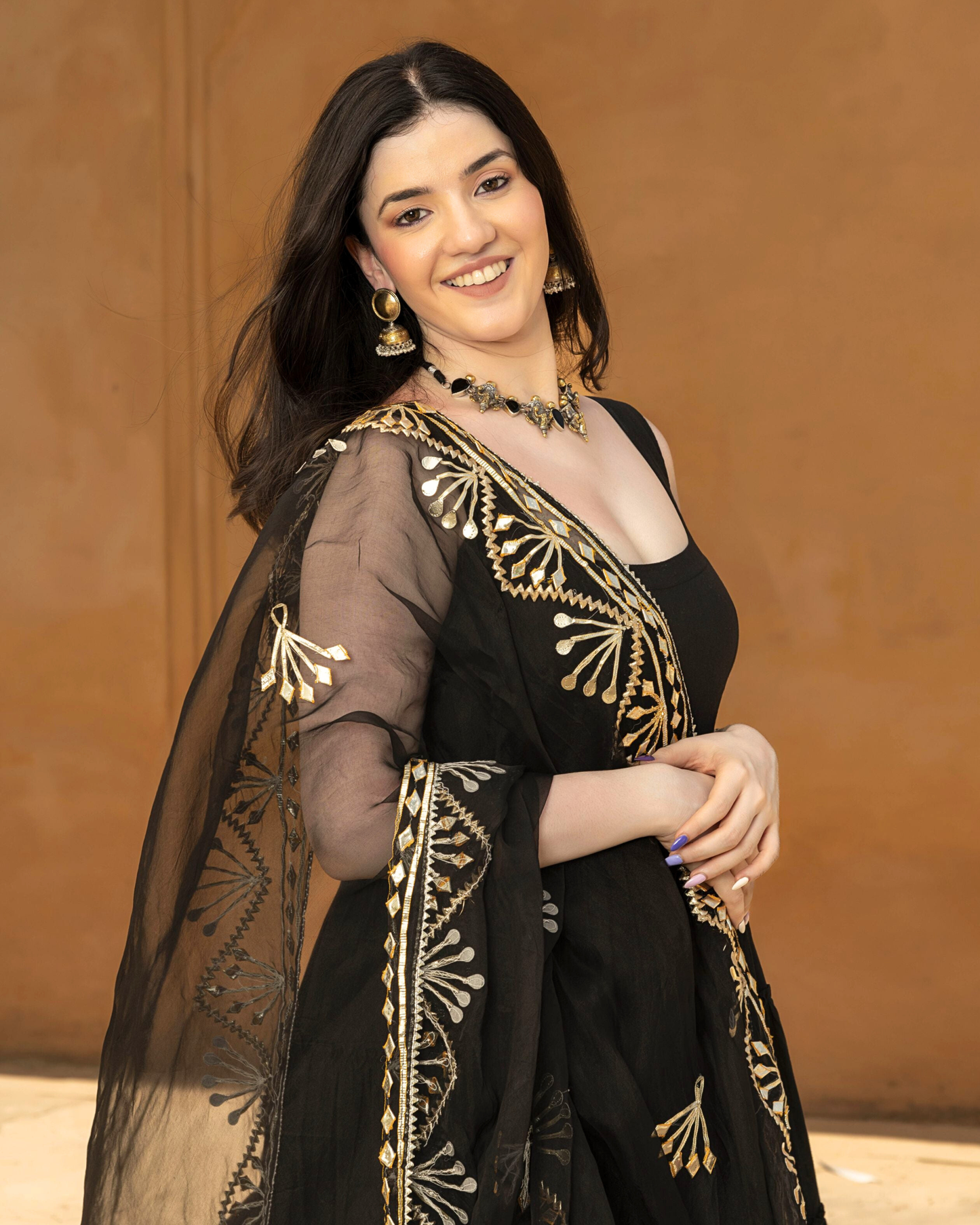 Women's Kamya Gotapatti Cotton Suit Set
