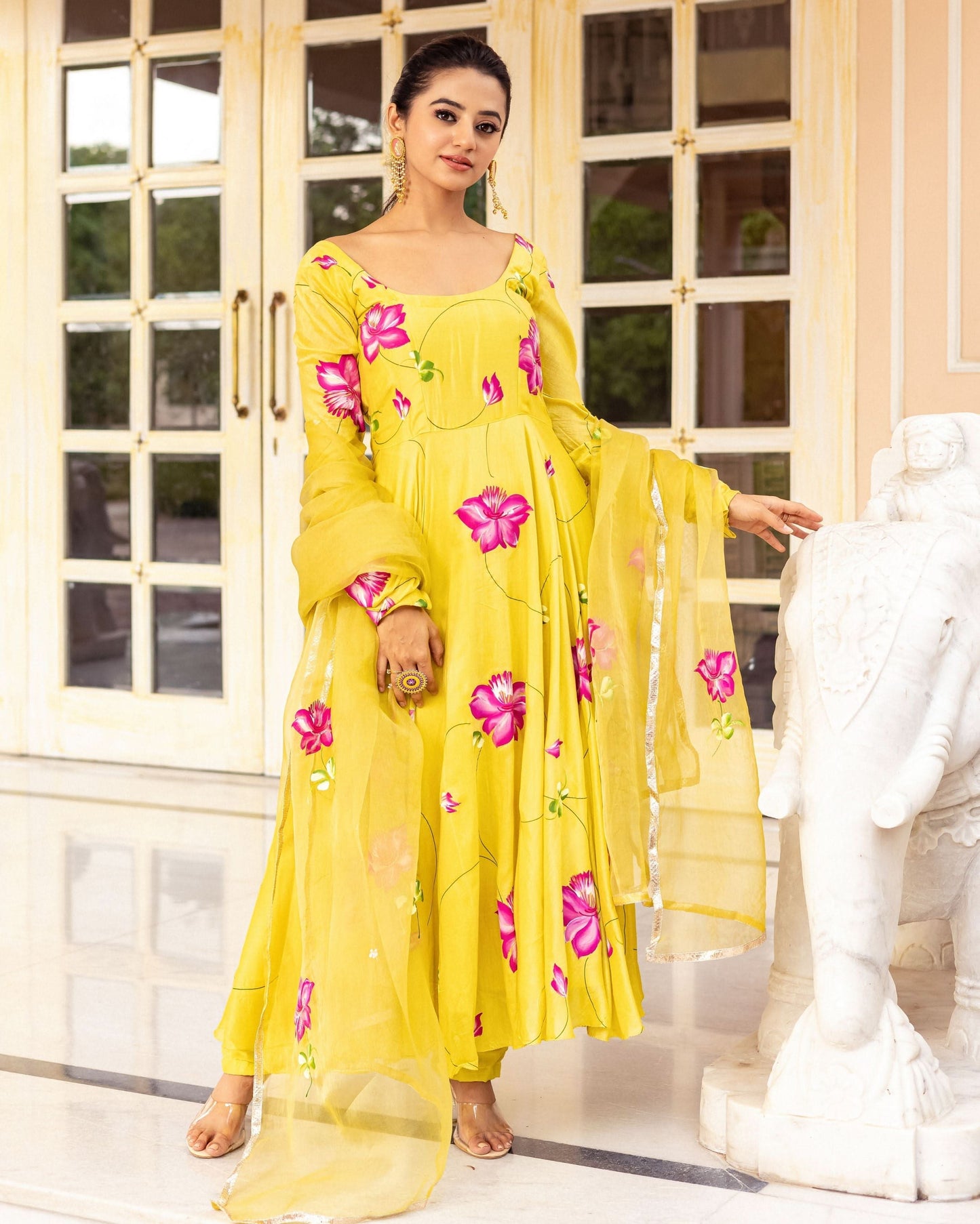 Women's Malasri Handpainted Suit Set