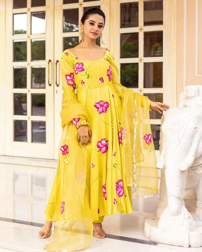 Women's Malasri Handpainted Suit Set