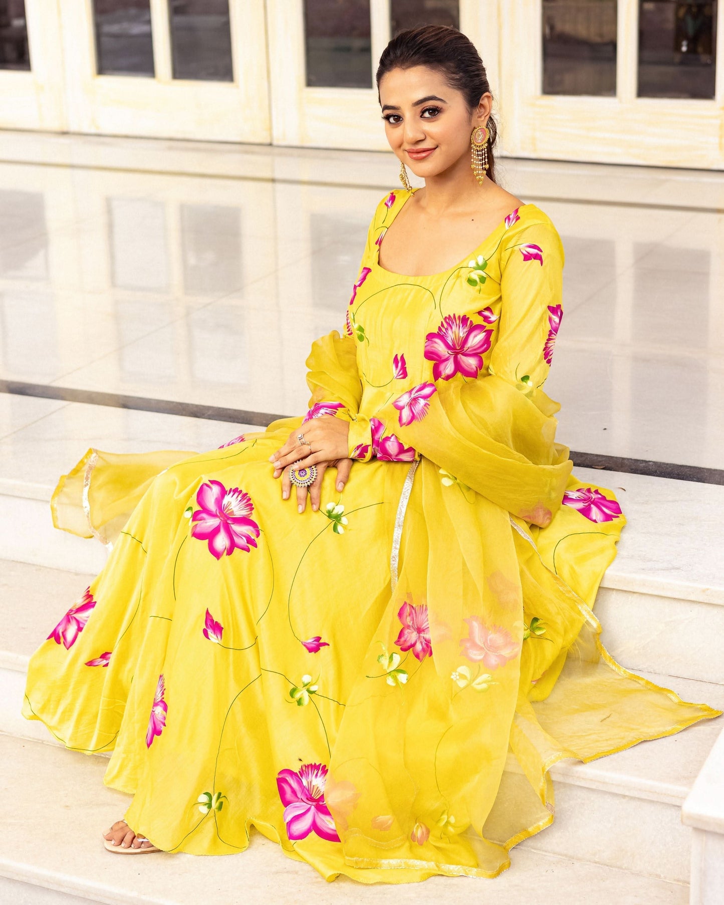 Women's Malasri Handpainted Suit Set
