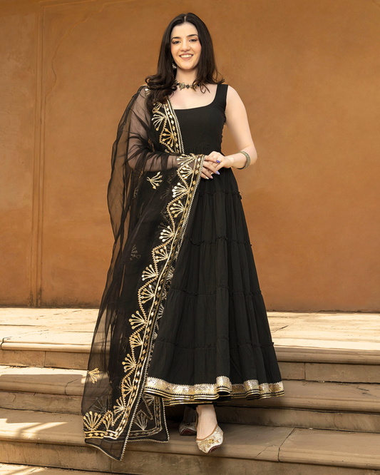 Women's Kamya Gotapatti Cotton Suit Set