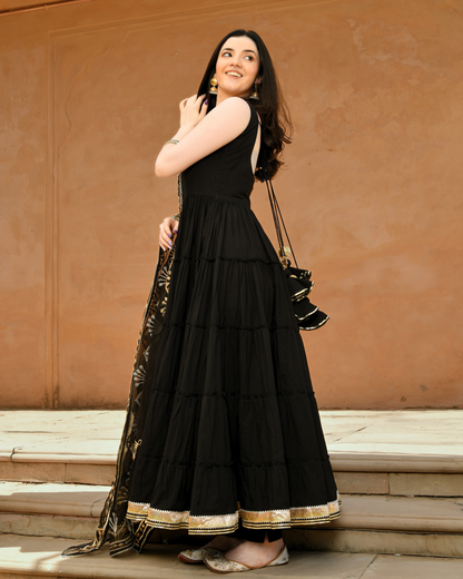 Women's Kamya Gotapatti Cotton Suit Set