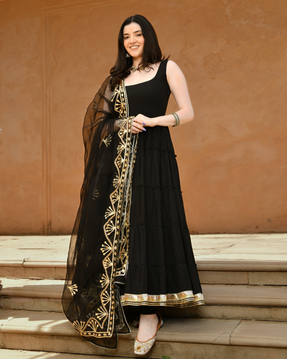 Women's Kamya Gotapatti Cotton Suit Set