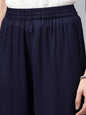 Women's Rayon Embellished Wide-Leg Palazzo