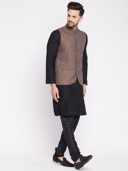 Men's Nehru Jacket with welt pocket