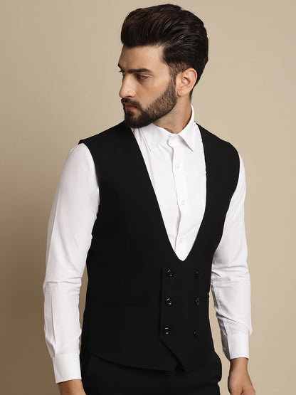 Men's Double Breast Waist Coat