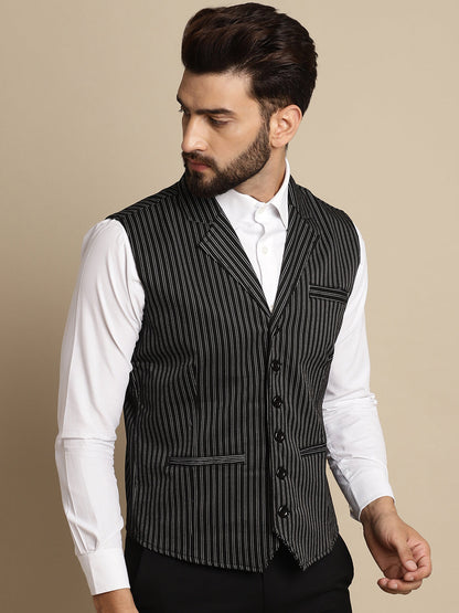 Men's Waistcoat With Notched Lapel