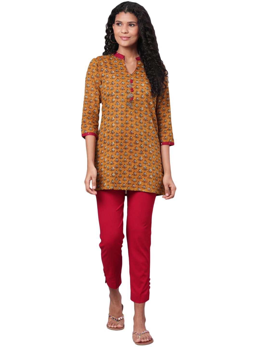 Women's Solid Na Rayon Flex Na Trouser