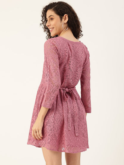 Women's Lavender Net Dress