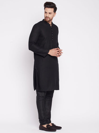 Men's Kurta with Slit Necklin