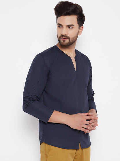 Men's Solid Cotton Kurta