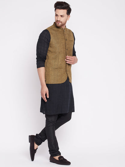 Men's Nehru Jacket with welt pocket