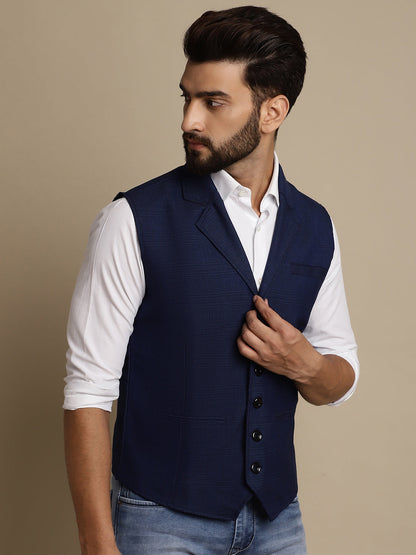 Men's Waistcoat With Notched Lapel