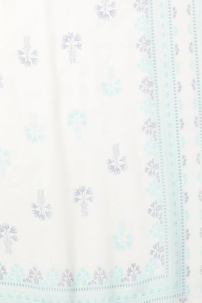 Women's Sea Green Ethnic Motifs Printed Regular Kurta With Palazzos With Dupatta