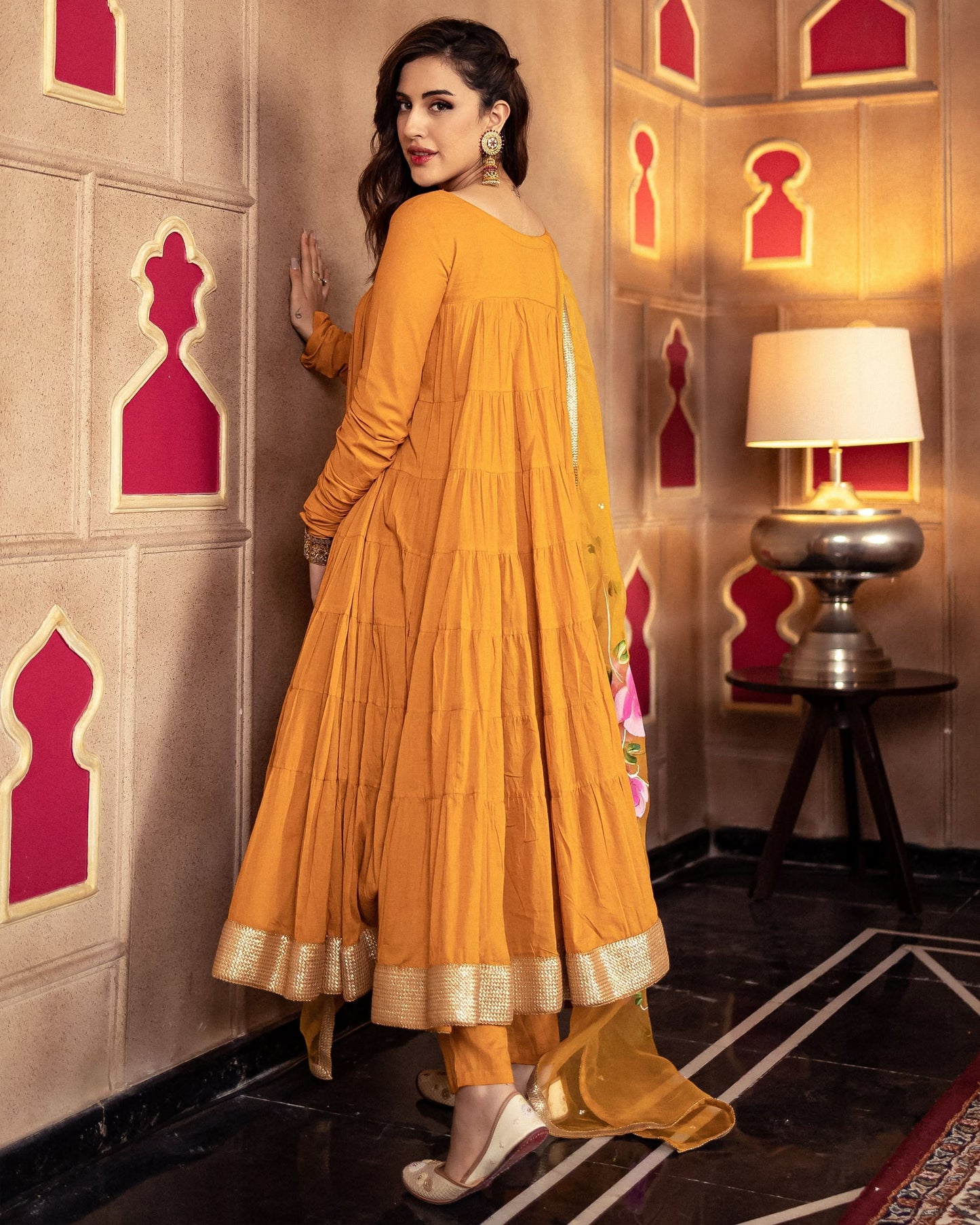Women's Rasikpriya Handpainted Suit Set