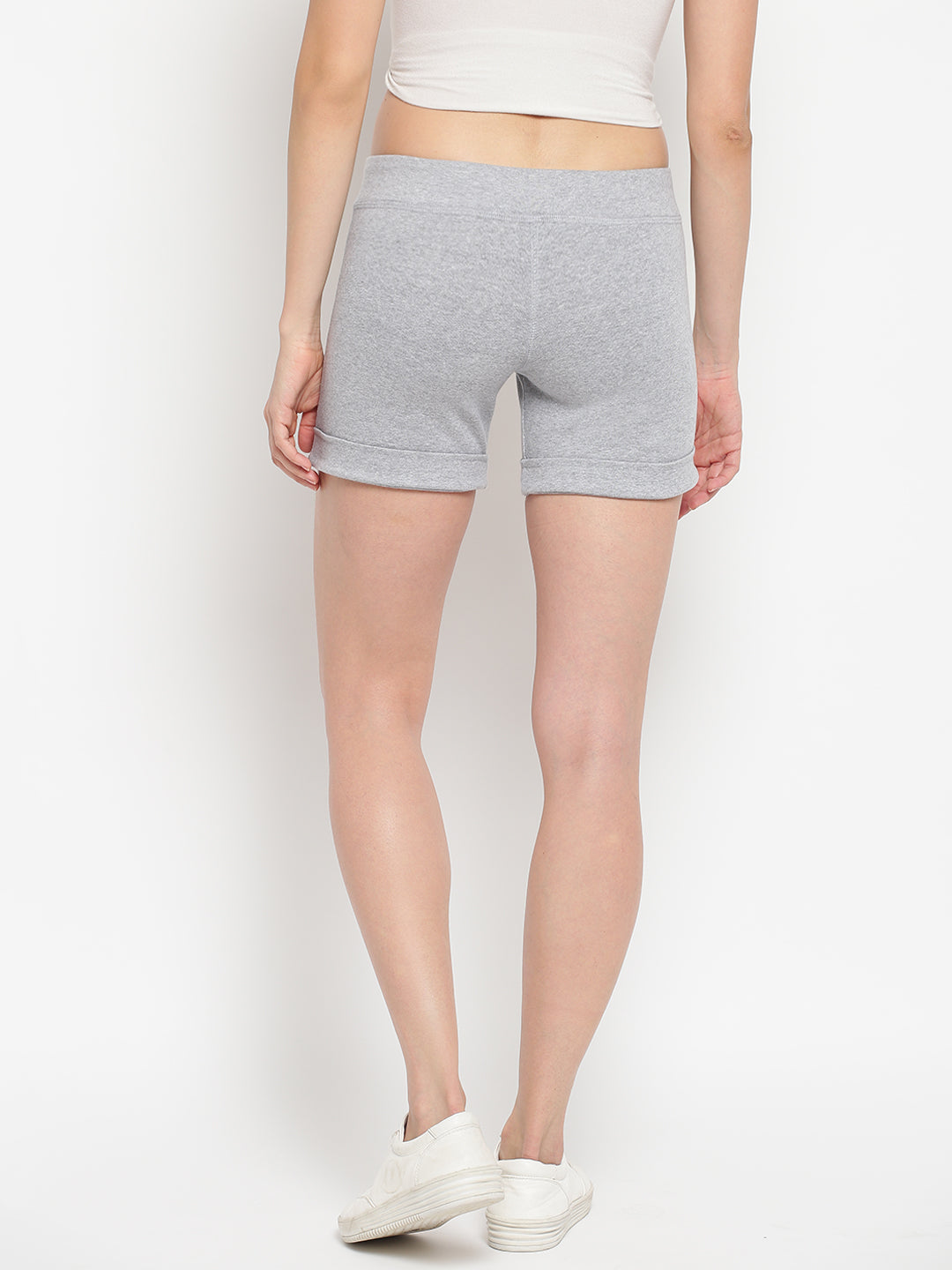 Women's Pink Cotton Shorts