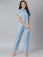 Women's Summer Water Melon Digital Printed Night Suit Set