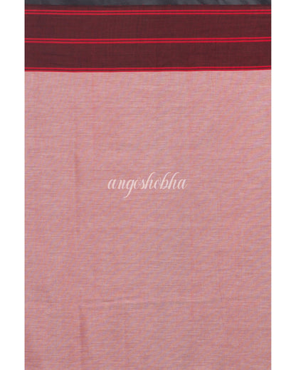 Women's Baby Blue Handloom Cotton Saree
