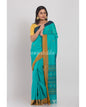 Women's Light Blue Handloom Cotton Saree