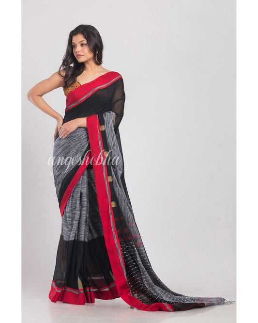 Women's Multicolor Hanloom Cotton Saree