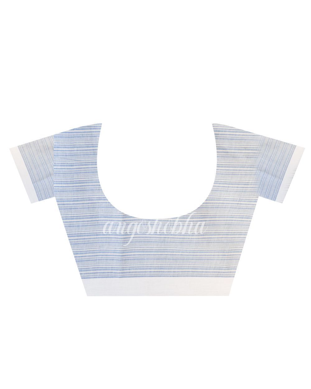 Women's Blue Handwoven Cotton Saree