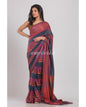Women's Multicolor Handloom Cotton Saree
