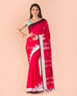 Women's Red Handwoven Cotton Saree
