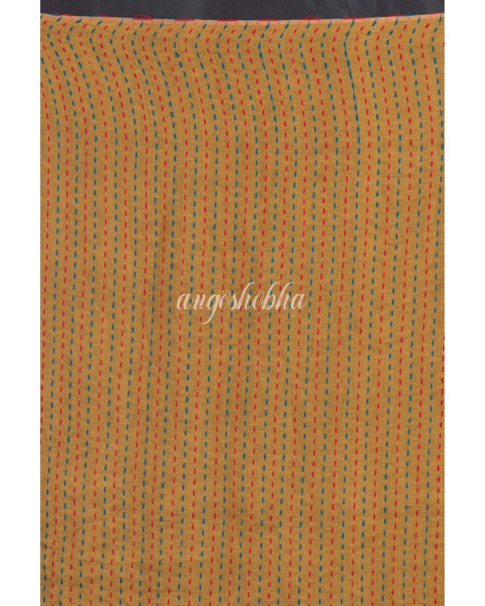 Women's Dark Brown Handwoven Linen Saree