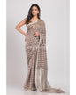 Women's Multicolor Handwoven Linen Saree