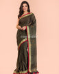 Women's Grey Linen Jamdani Saree
