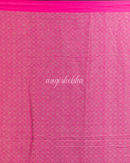 Women's Silver Grey Handwoven Cotton Saree