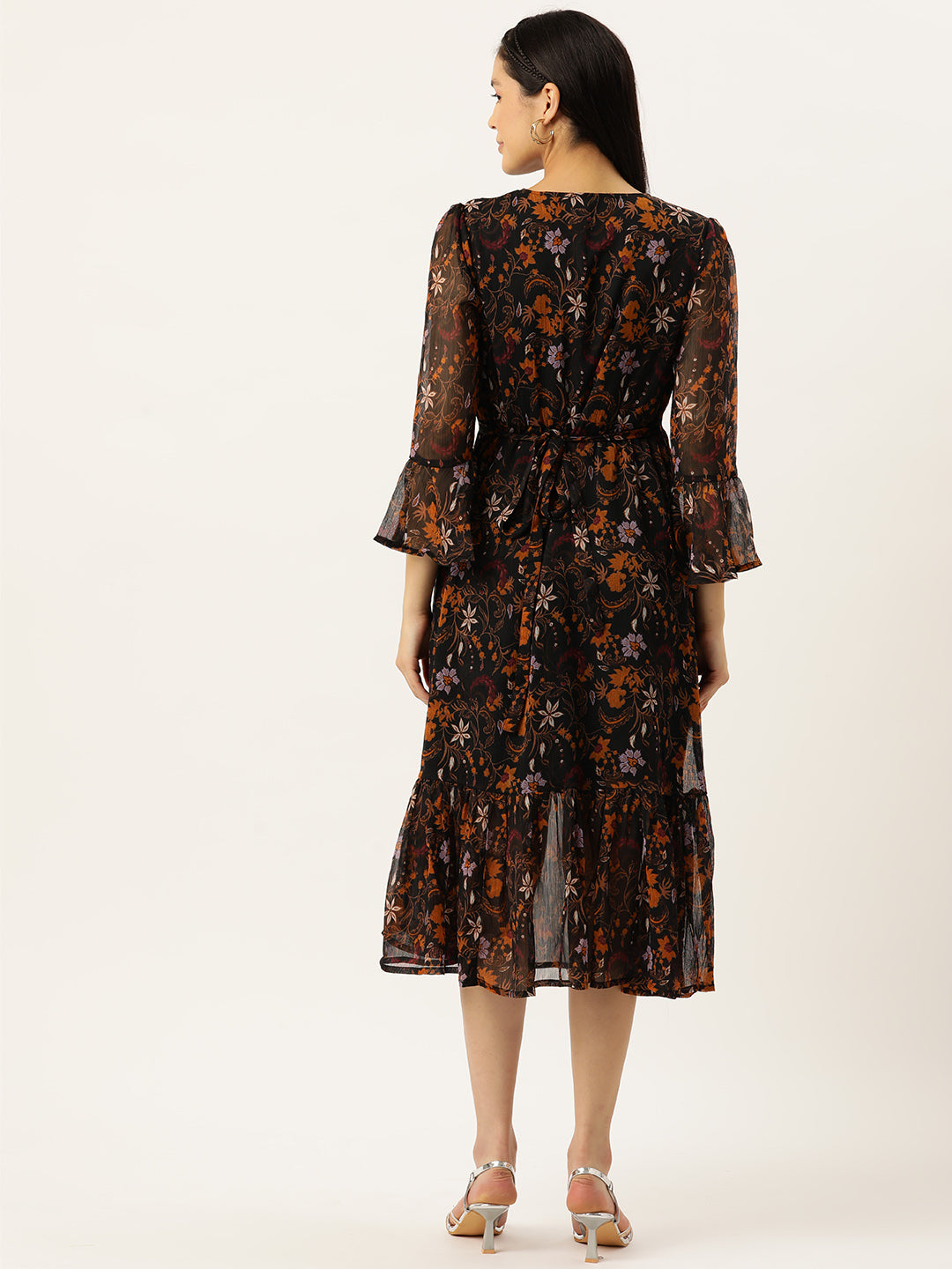Women's Layered Black Dress