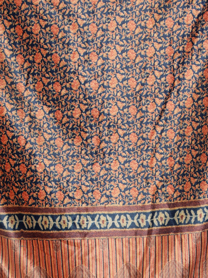 Women's Multicolored Polyster Velvet  Digital Printed Dupatta