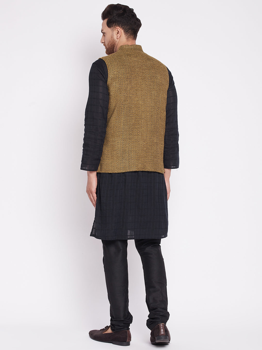 Men's Nehru Jacket with welt pocket