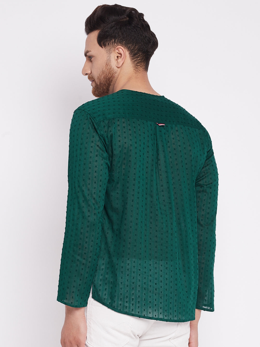 Men's Kurta with Slit Necklin