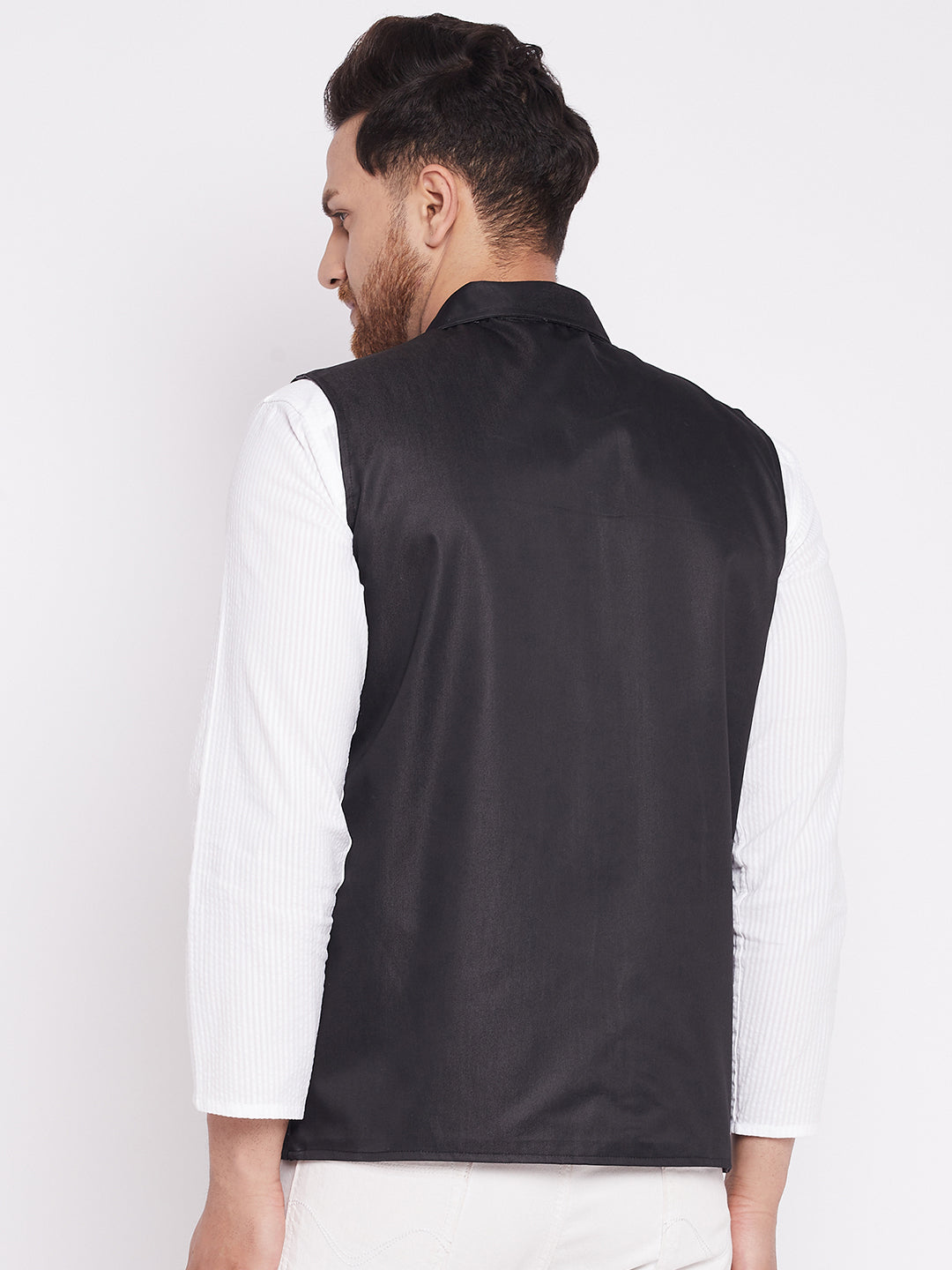 Men's Nehru Jacket With Welt Pocket