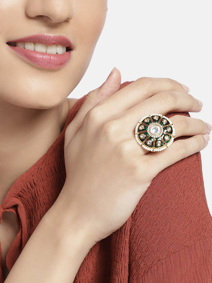 Women's Tradtional Meenakari finger ring